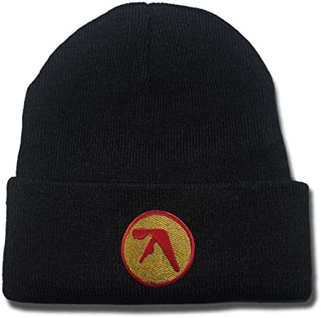 DEBANG Aphex Twin Logo Beanie Fashion Unisex Embroidery Beanies Skullies Knitted Hats Skull Caps