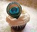 Edible Peacock Feathers - Set of 12 - Cake Decorations, Cupcake Topper
