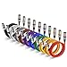 EBXYA XLR Cable 3ft 10 Color Packs- XLR Male to Female, Microphone Stage Patch Cords