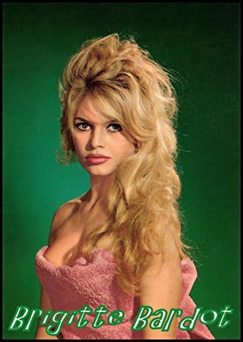 Brigitte Bardot Fridge Magnet 6x8 Sexy Color Photo Magnetic Canves Print