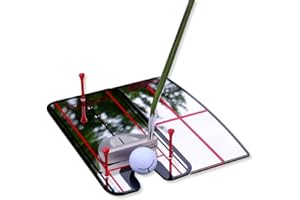 EyeLine Golf Putting Alignment Mirror, Portable Practice Putting Trainer Aid, As Seen on PGA Tour, Made in USA, Use Outdoors or on Indoor Putting mat