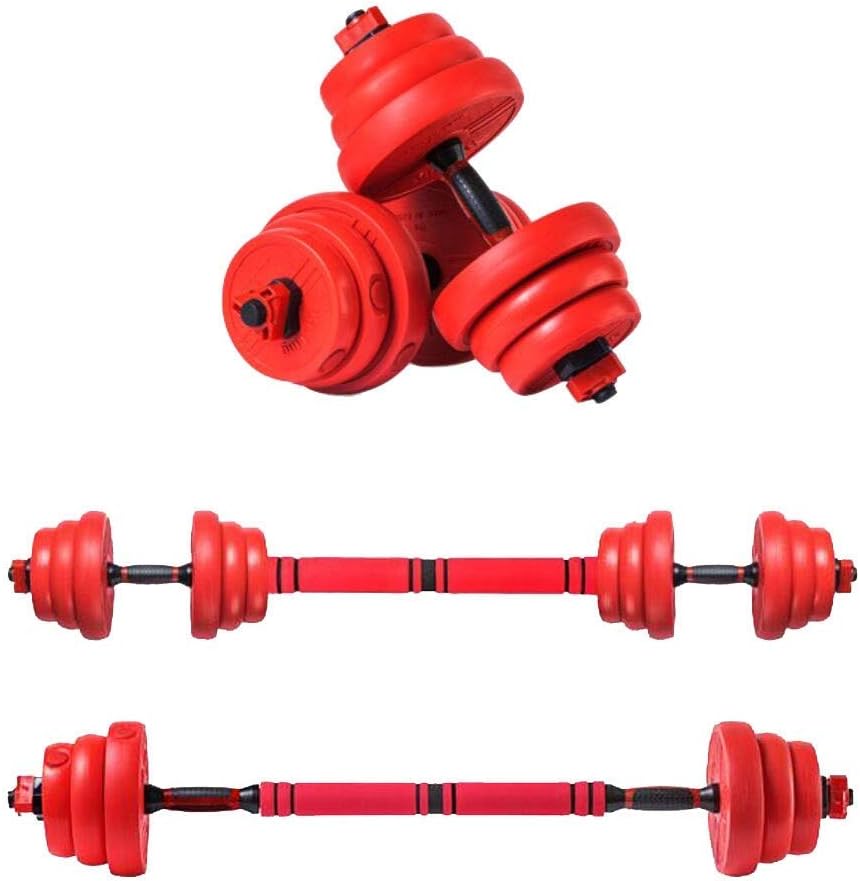 Dumbbells Set Adjustable Weight Equipped with Barbell Connecting Rod