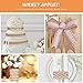LEOBRO 12 Yards Burlap Ribbon, 6 Rolls Burlap Lace Ribbons in 6 Assorted Styles, Handmade Burlap Ribbons for Crafts, Wedding Decoration, Party Decor, Mason Jars, 2 Yards/Roll