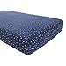 Ivanka Trump Stargazer Collection: 4pc Nursery Bedding Baby Crib Bedding Set - Blue Stars Galaxy Crib Bedding with Blue Plush Bear