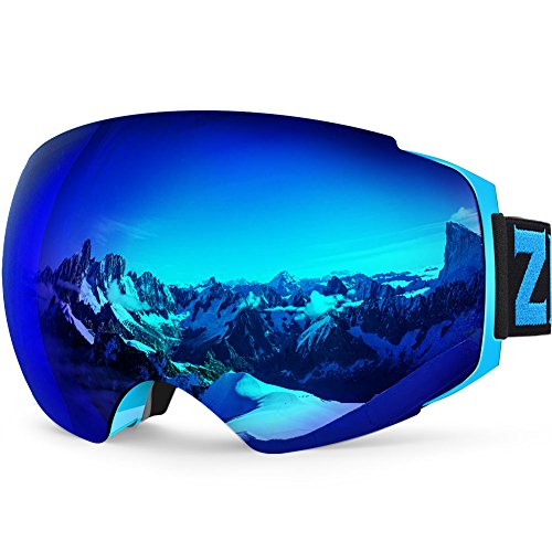 Zionor X4 Ski Snowboard Snow Goggles Magnet Dual Layers Lens