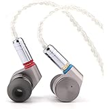 LINSOUL TIN Audio T2 HiFi 2DD Double Dynamic Drive in Ear Earphone Bass DJ Metal Headphones, 3.5 mm MMCX