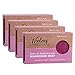 Woolzies 100% Natural Moisturizing Soap Bars Handmade (4, Rose & Sandalwood)