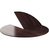 Tqertrtfxa Large Round Foldable Table Top, 120cm - 200cm Diameter Wood Round Table Top Space Saving, Catering Banquet Party Table No Legs, Foldable Table Top Extender