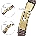 FIBO STEEL.Vintage Alloy Braided Leather Bracelet for Men Wrist Rope, 2 Pcs a Set 8.5 inches