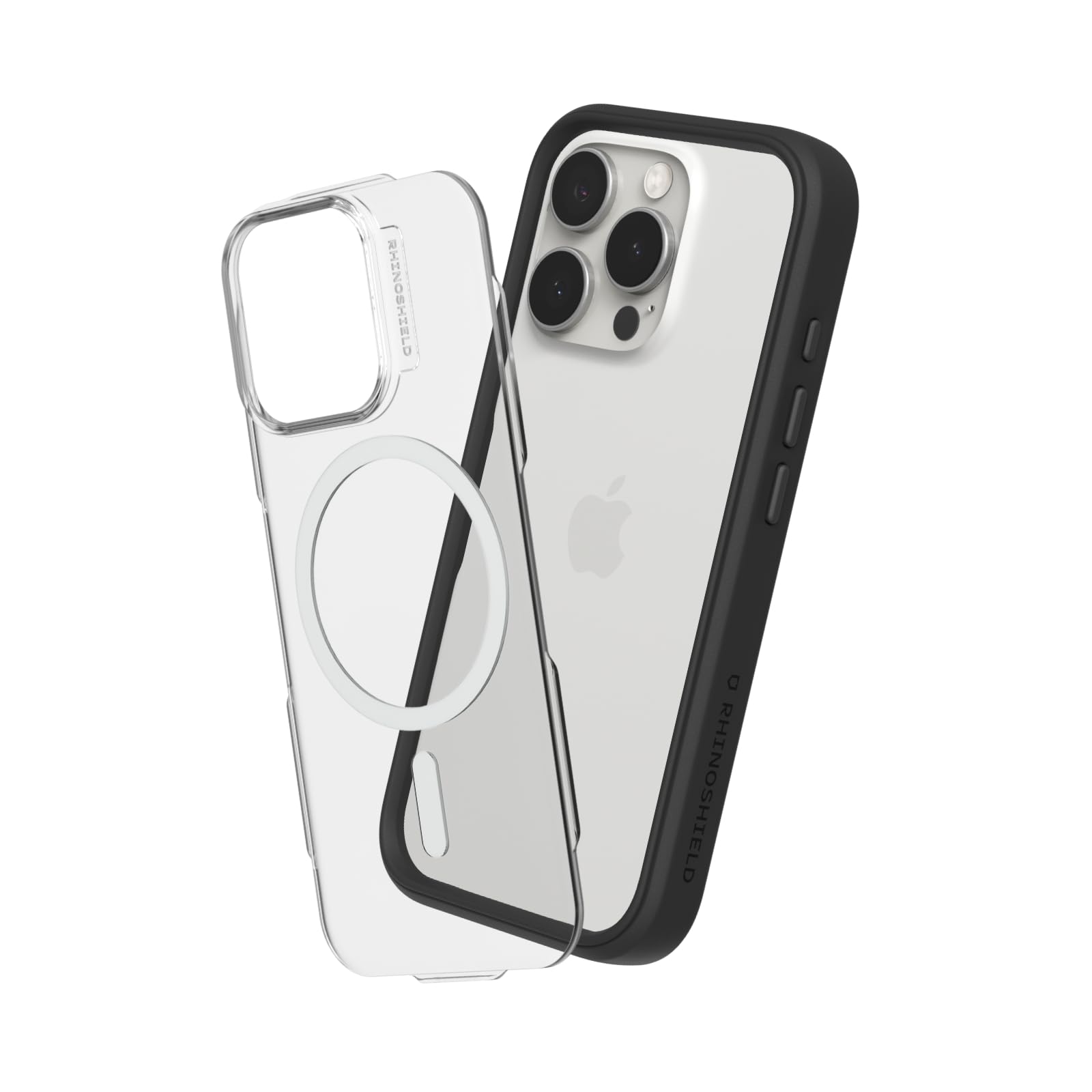 Photo 1 of RhinoShield Modular Case Compatible with MagSafe for [iPhone 16 Pro] | Mod NX - Superior Magnetic Pull Force, Customizable Heavy Duty Protective Cover 3.5M / 11ft Drop Protection - Black