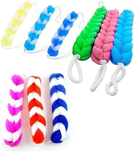 Guerbrilla Bath Shower Mesh Sponge,Exfoliating Loofah Back Scrubber for Shower for Men and Women (2)
