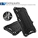 iphone 7 plus case,Feitenn Water resistant Armor case Extreme Alloy Aluminum Metal Bumper Gorilla Glass Soft Rubber Military Heavy Duty Shockproof Hard Case For iphone 7 plus 5.5 inch (Black)