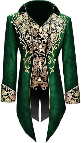 Chaleco Vikingo Medieval Sin Mangas Para Hombre | Traje Renacentista Con Cola Victoriana | Abrigo De Caballero Vintage Para Carnaval Y Fiestas Temáticas