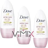 Dove 3 x 50ml Roll On Anti Perspirant Winter Care Jasmine Powder Scent view 2
