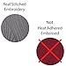 Brielle Home Stream Textured Decorative Pillow Sham Set, Standard, Grey