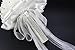 FIDDY898 Romantic Wedding Bride Holding Bouquet Roses with Crystal Diamond Ribbon Artificial Foam Flower Bouquet (White)