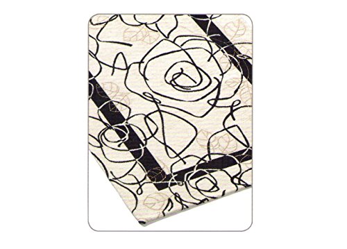 BIANCHERIAWEB Tappeto Velour Antiscivolo Modello Camelia By Suardi