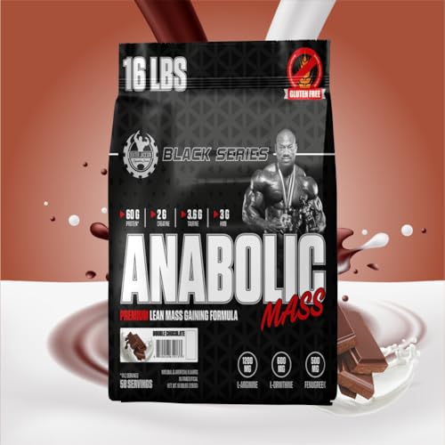 Dexter Jackson Signature Series Black Anabolic Mass Gainer - 16 lbs (16 LBS, Double Chocolate)