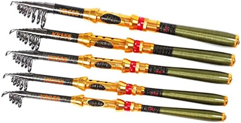 Carbon 1.8M 2.1M 2.4M 2.7M 3.0M Portable Telescopic Fishing Rod Spinning Fish Hand Fishing Tackle Sea Rod Ocean Rod