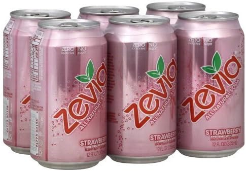 Soda Strwbry 6Pk (Pack of 4) by Zevia
