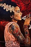 Bride Cocktail by Mike Bell Bride of Frankenstein Tattoo Artwork Art Print