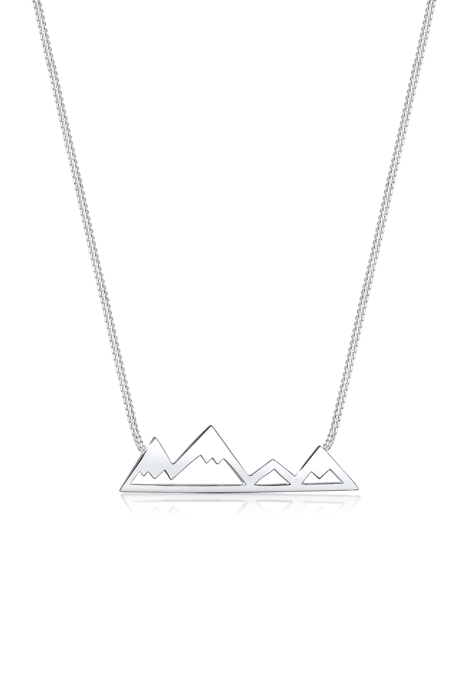 Elli 925 Sterling Silver Mountains Pendant Nature Geo Look 0101773018_45