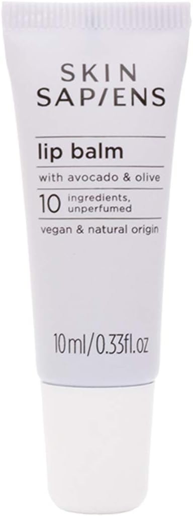 SKIN SAPIENS Nourish & Protect Lip Balm with Avocado & Olive, 100% Natural Ecocert Cosmos