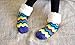 Pudus Classic Slipper Socks, Adult Multicoloured, One Size