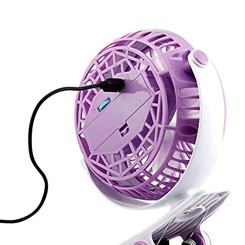 Clip on Fan - Baby Stroller Fan - Use This Small Personal Adjustable Portable Mini Fan Anywhere - Car Seat Fans - Bed Fan - Desk Fan - Accessories for Office - Thumbnail 4