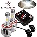 YITAMOTOR H13 9008 LED Headlight Bulb 4 Side COB Dual Beam High Low Kit 80W 8000LM Super White 6000K Fog Light Led