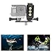 ADIKA Underwater Light for GoPro 30m Waterproof Sidekick Side LED Flash Spot Flood Lighting Camera Accessories - for Dive Diving Scuba - for GoPro Hero 2018 6 5 4 3+ 3 2 SJcam SJ5000 EKEN Xiaomi Yi