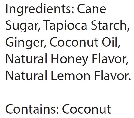 BALI’S BEST GINGER CHEWS – ZESTY LEMON (1LB JAR) NATURAL FLAVORS, SWEET SPICY CHEWY CANDIES, GREAT SNACKS FOR SHARING AND GIFT BASKETS