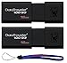 16GB Kingston (TM) Digital (2 Pack) Data Traveler 3.0 16 GB USB High Speed Flash Drive (DT100G3) With (1) Everything but Stromboli (TM) Lanyards