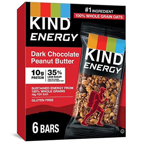 KIND Energy Bar, Dark Chocolate Peanut Butter, Gluten Free, Low