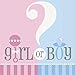 JJ Collections Gender Reveal Themed Baby Shower Napkins and Plates (Serves 16)