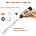 Meat Thermometer Bengoo BBQ Water Resistant Digital Food Grill Thermometer with Stainless Probe for Cooking, Meat, Steak, Turkey, BBQ, Milk, Candy Barbecue, and Bath Water instant read for Kitchen