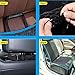 Flow.month Pet Bucket Seat Cover, Seat Cover Waterproof Pet Front Seat Cover Dog Seat Protector-Universal Design for All Cars, SUVs & Trucks with Safety Belt, Dog Pow(Black) …
