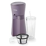 Coffee Tumbler Mr Coffee Iced Coffee Maker with Reusable Tumbler and Coffee Filter Lavender