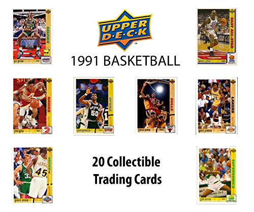 UD Upper Deck 1991 Basketball NBA Collectible Trading Cards Pack (20 Cards per Pack) - Randomly Inserted All Pro Cards