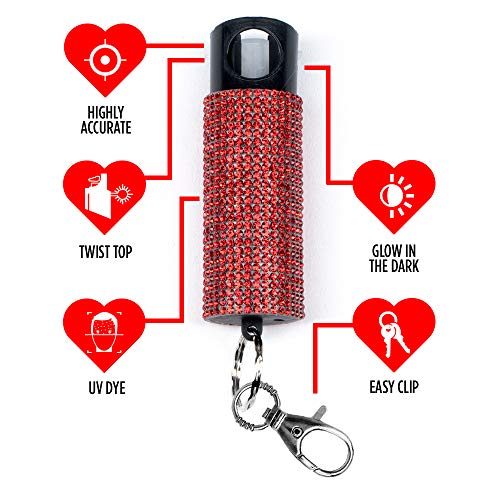 Guard Dog BlingitOn Pepper Spray Fashionable Key Holder 16ft (5m