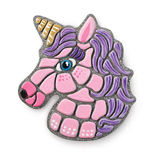 MindWare 13818689 PYO Unicorn Paint Your Own Stepping, Natural Stone