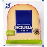 Gouda Cheese is an award winning and beloved cheese. Imported from the Netherlands this young cheese carries over the rooted traditions of Dutch cheesemaking. Made with whole milk, it has a rich, buttery and slightly sweet flavor. It slices, shreds, and melts very well. It is excellent on a cheeseboard, in a casserole, as a topping or used in sauces and soups. [ 16 oz , 1 lb ]