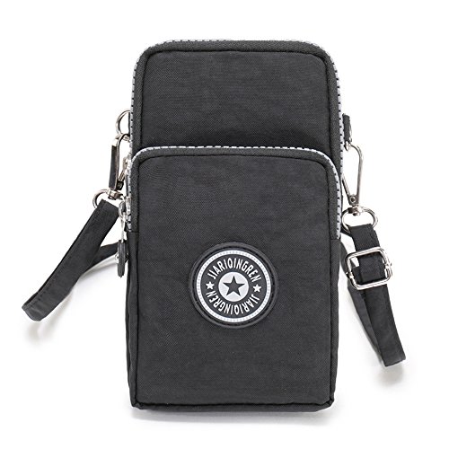 Cross-body Mobile Phone Shoulder Bag Pouch Case Belt Handbag Purse Wallet - Thumbnail 4
