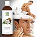 Fractionated Coconut Oil (Liquid) - WITH PUMP + FREE Recipe eBook! - Use with Essential Oils and Aromatherapy as a Carrier and Base oil - Add to Roll-On Bottles for Easy Application (12oz)