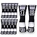 ChalkTalkSPORTS Custom Team Number Socks | Adult Athletic Performance Socks | Black | 13 or 31