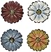 Craft Outlet Inc Craft Outlet Tin Daisy Flower Magnet, 4-Inch, Set of 4