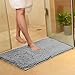 Screaming Mom Non Slip Bathroom Rugs, Thickened and Environment-Friendly Bath, Kitchen, Guest Room Mat - Gray 16 x 24 Inches