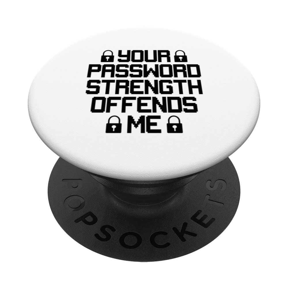 White Hat Hacker Design For A Cyber Security Specialist PopSockets Swappable PopGrip