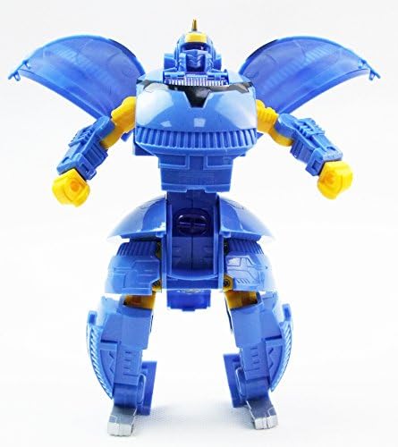 Action Figures | Football | Basketball | Soccer | Best Transformable Robot and Ball Toys | Lifetime Replacement | 3 Types (Blue Soccer Ball)