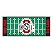 FANMATS - 7340 NCAA Ohio State University Buckeyes Nylon Face Football Field Runner , 30
